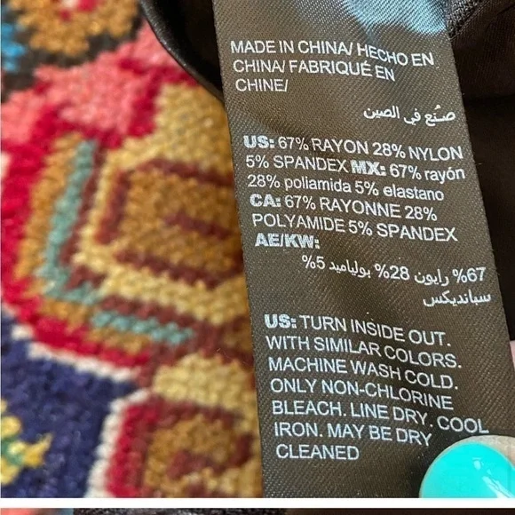 WHBM The Tapered Ankle Knit Pant Charcoal Gray 4 - Picture 7 of 10